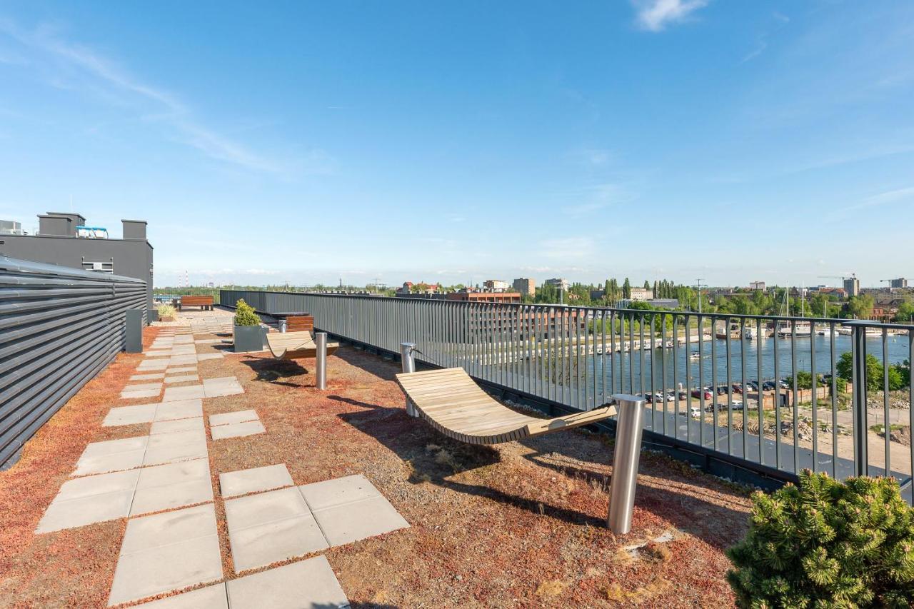 Chlebova - Riverside View Terrace, Free Parking, Gym & Kidsplay By Downtown Apartments Gdańsk Buitenkant foto