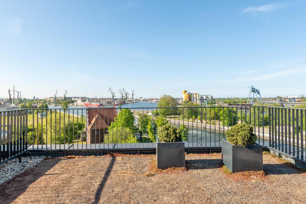 Chlebova - Riverside View Terrace, Free Parking, Gym & Kidsplay By Downtown Apartments Gdańsk Buitenkant foto