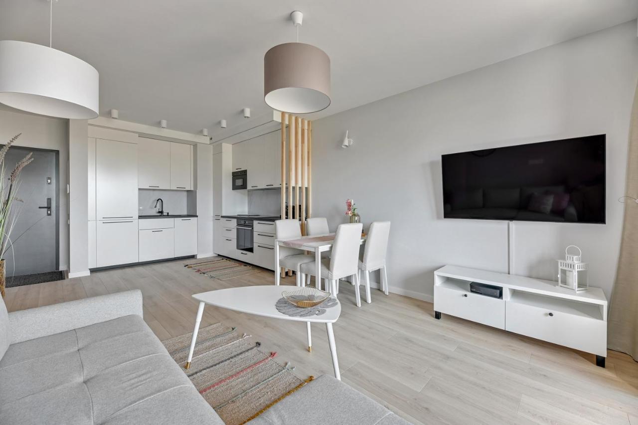 Chlebova - Riverside View Terrace, Free Parking, Gym & Kidsplay By Downtown Apartments Gdańsk Buitenkant foto