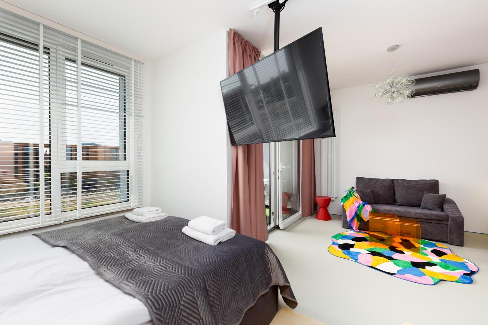Chlebova - Riverside View Terrace, Free Parking, Gym & Kidsplay By Downtown Apartments Gdańsk Kamer foto