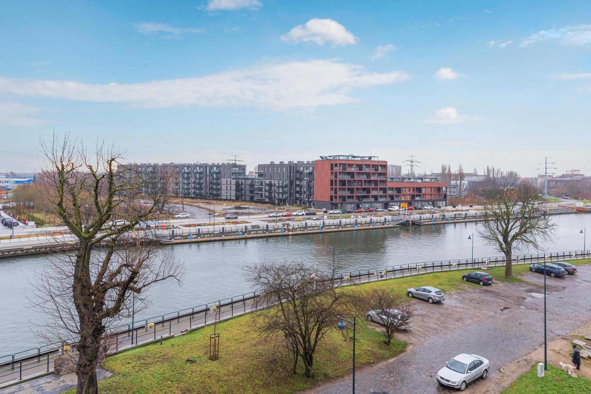 Chlebova - Riverside View Terrace, Free Parking, Gym & Kidsplay By Downtown Apartments Gdańsk Kamer foto