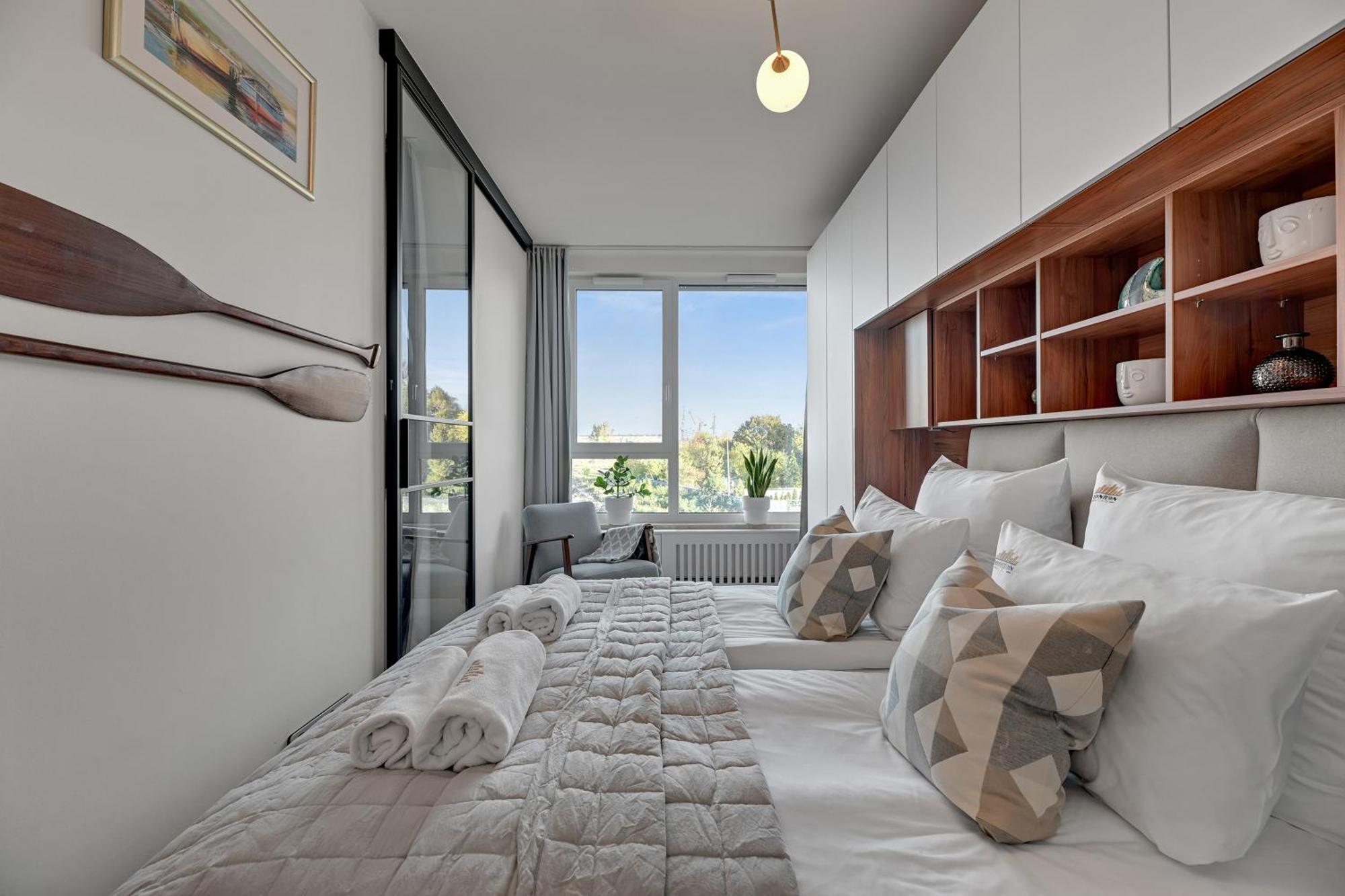 Chlebova - Riverside View Terrace, Free Parking, Gym & Kidsplay By Downtown Apartments Gdańsk Kamer foto