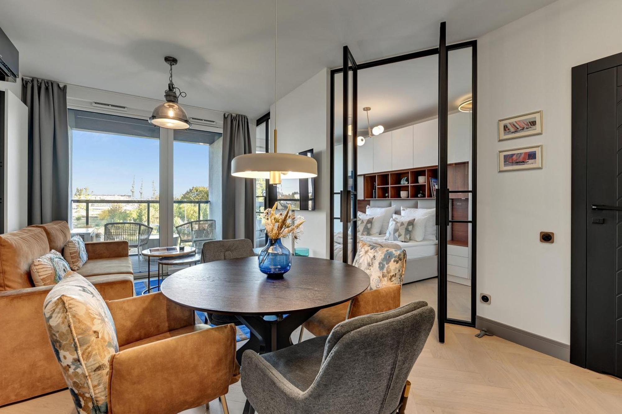 Chlebova - Riverside View Terrace, Free Parking, Gym & Kidsplay By Downtown Apartments Gdańsk Buitenkant foto