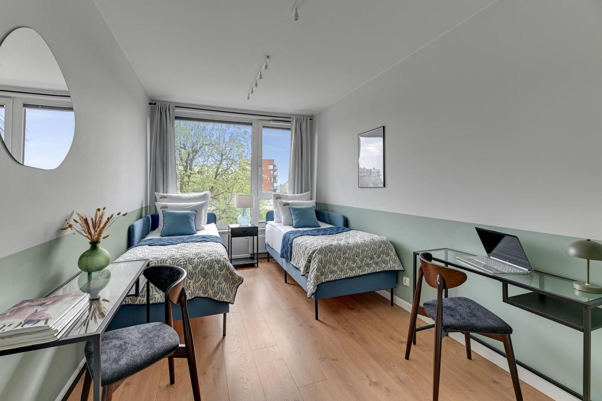 Chlebova - Riverside View Terrace, Free Parking, Gym & Kidsplay By Downtown Apartments Gdańsk Kamer foto