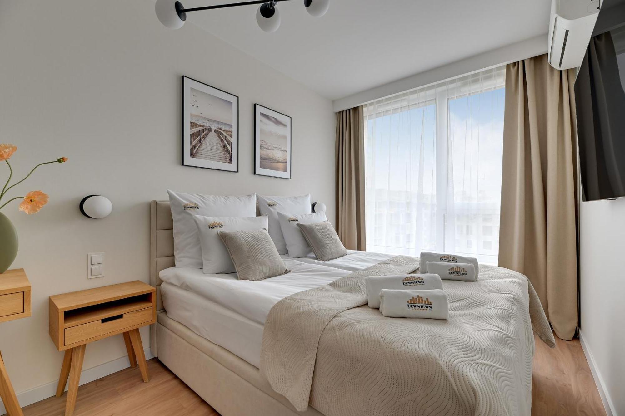 Chlebova - Riverside View Terrace, Free Parking, Gym & Kidsplay By Downtown Apartments Gdańsk Buitenkant foto