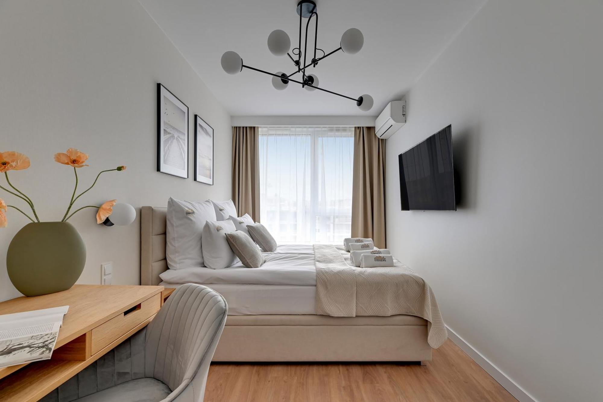 Chlebova - Riverside View Terrace, Free Parking, Gym & Kidsplay By Downtown Apartments Gdańsk Buitenkant foto